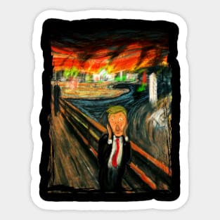 Scream of Trump Sticker